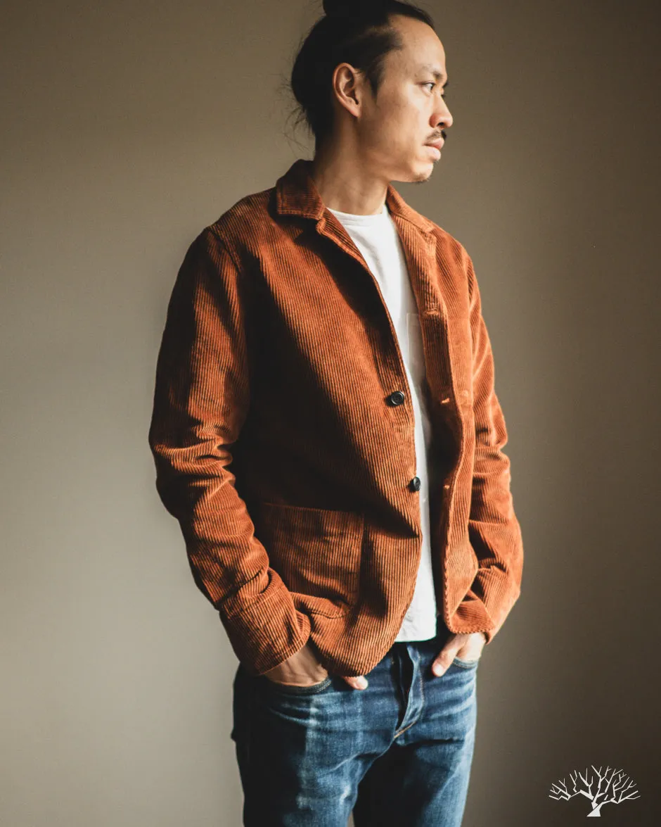 Painter Jacket Organic 8W Corduroy - Terracotta