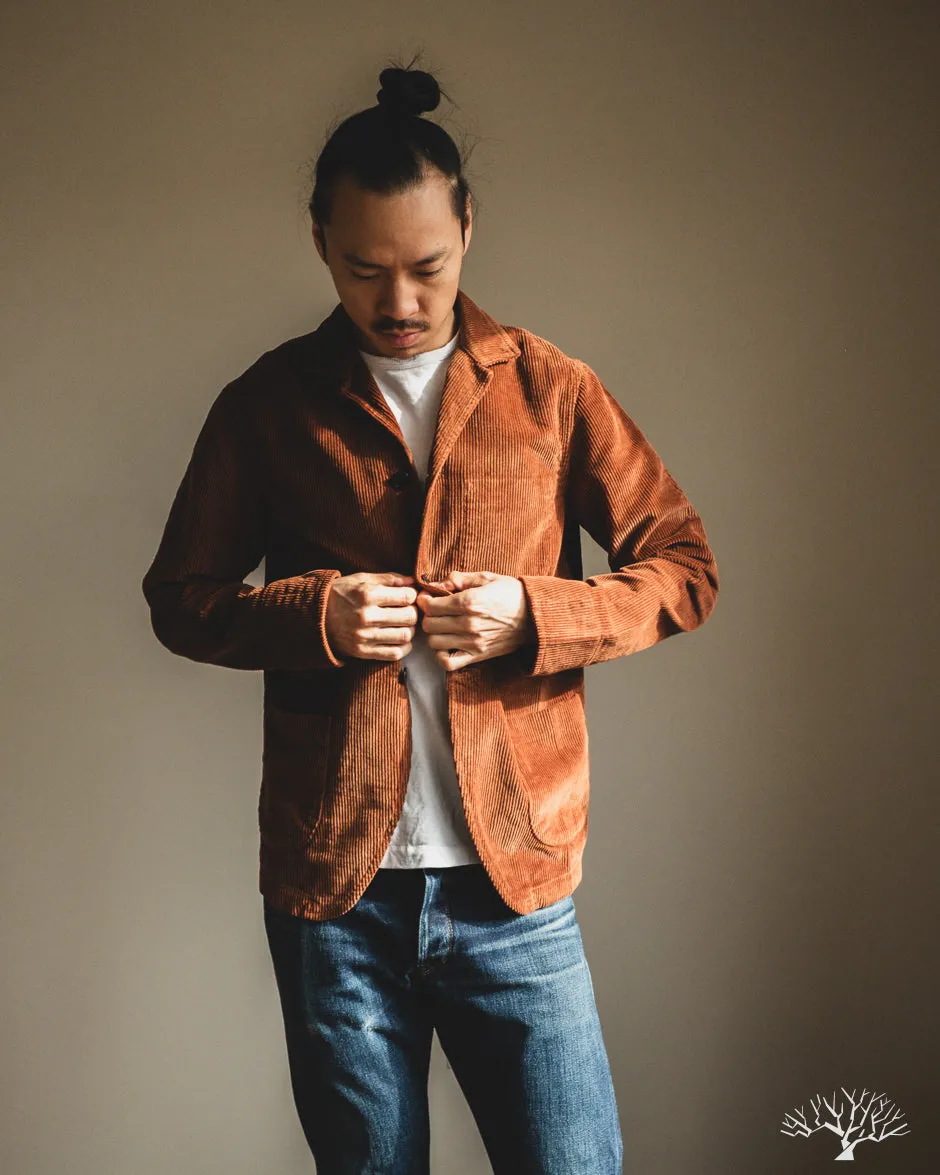 Painter Jacket Organic 8W Corduroy - Terracotta