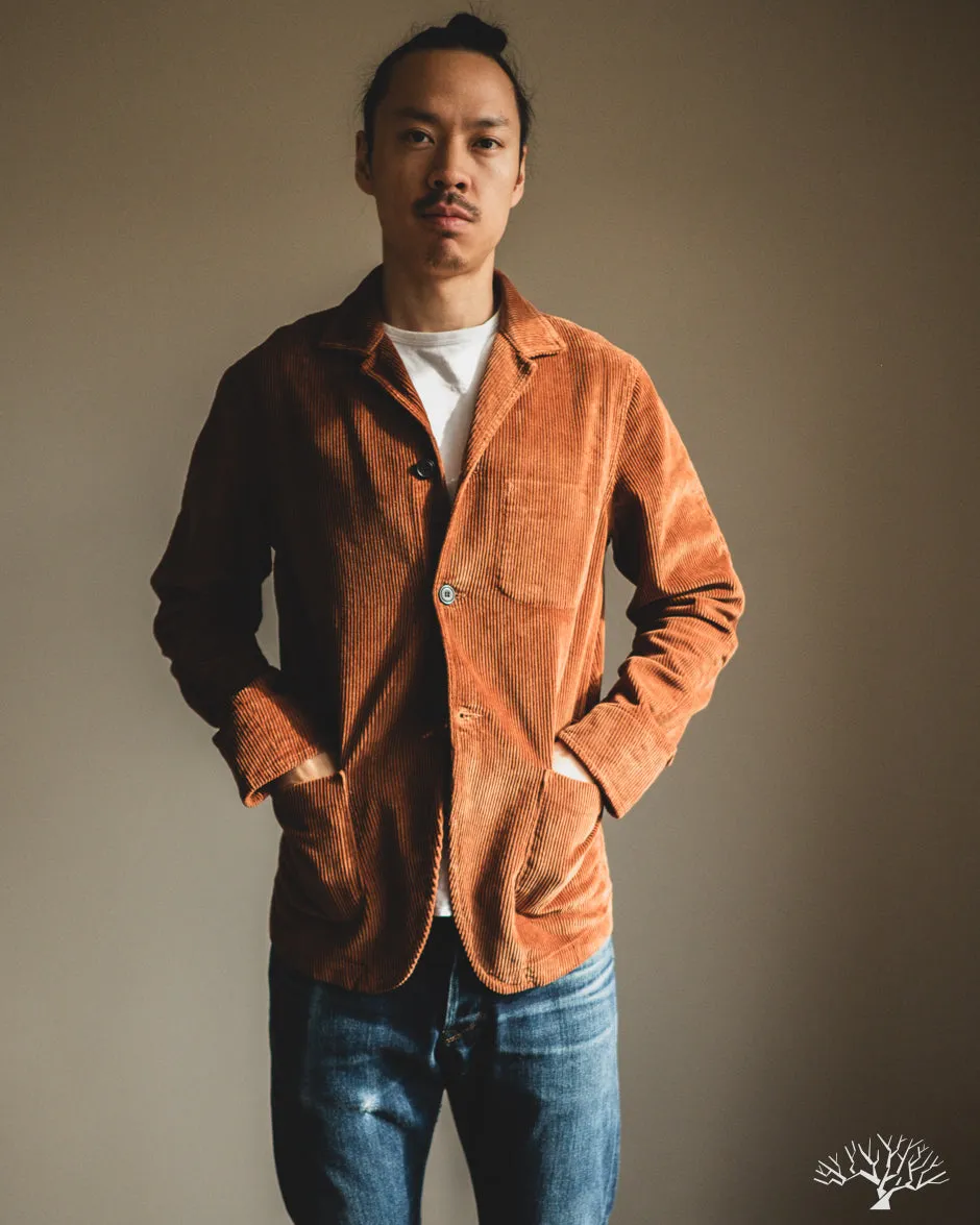 Painter Jacket Organic 8W Corduroy - Terracotta