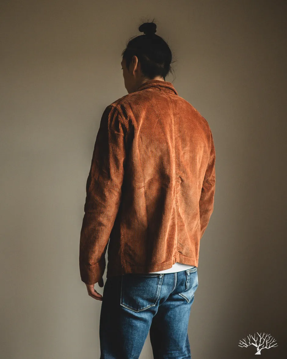 Painter Jacket Organic 8W Corduroy - Terracotta