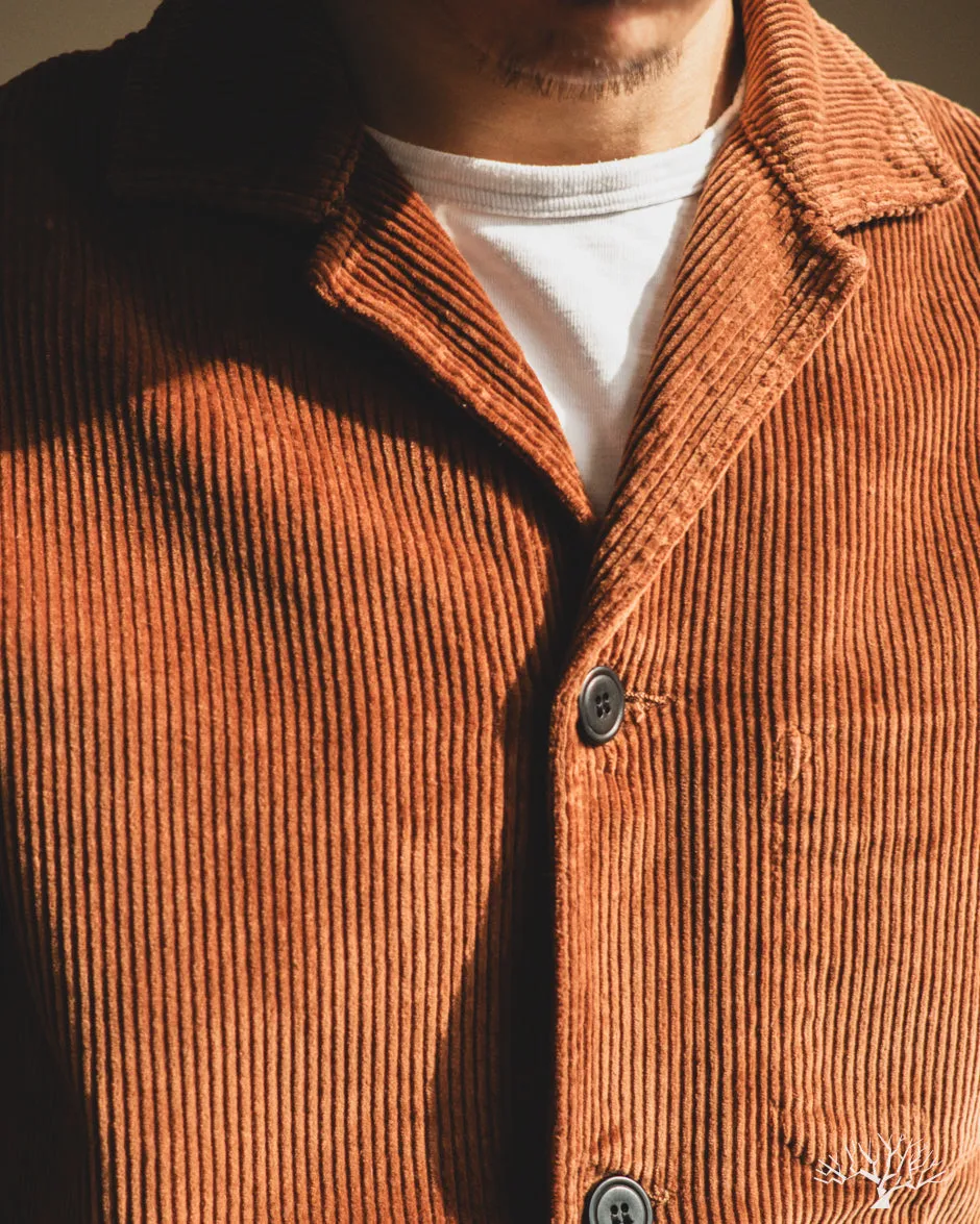 Painter Jacket Organic 8W Corduroy - Terracotta