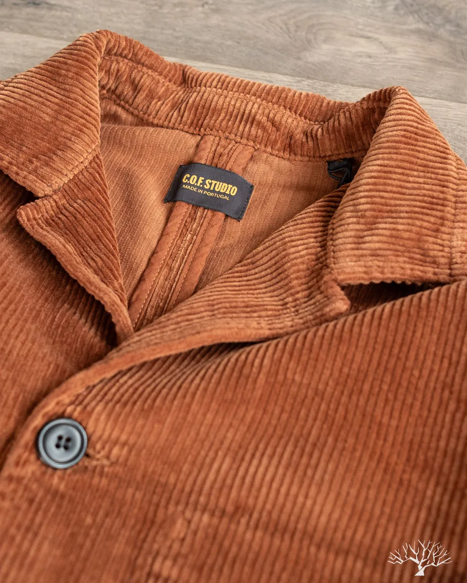 Painter Jacket Organic 8W Corduroy - Terracotta