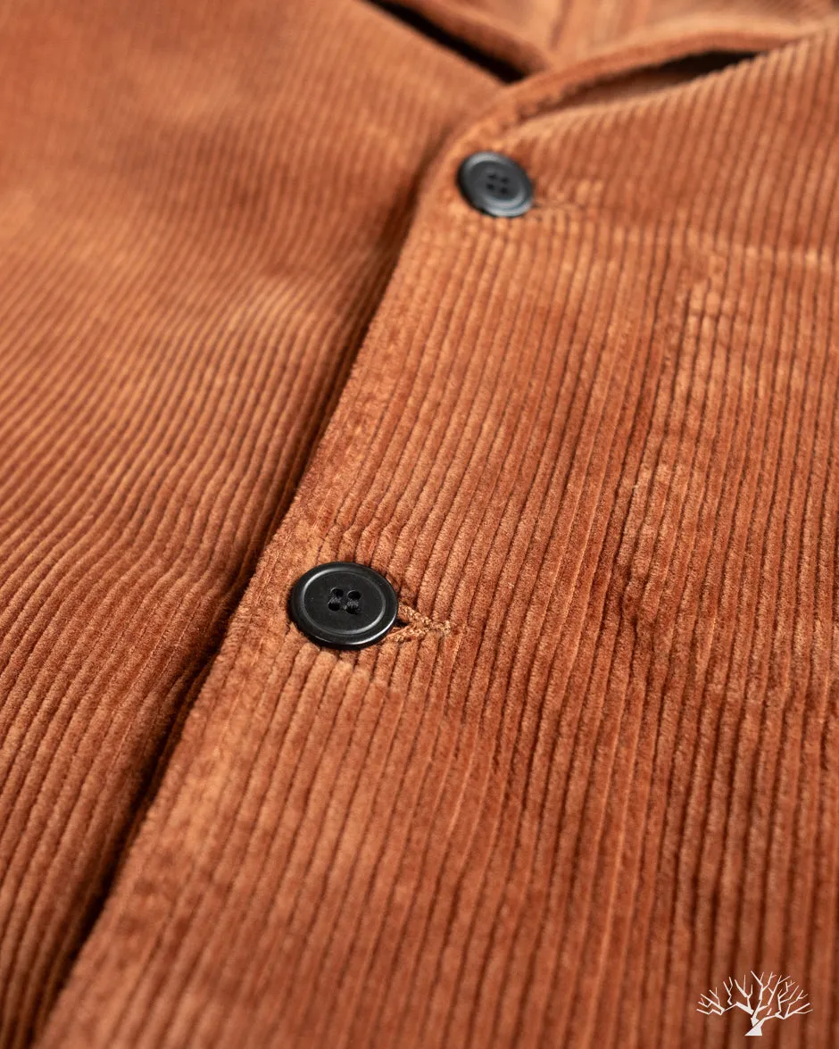 Painter Jacket Organic 8W Corduroy - Terracotta