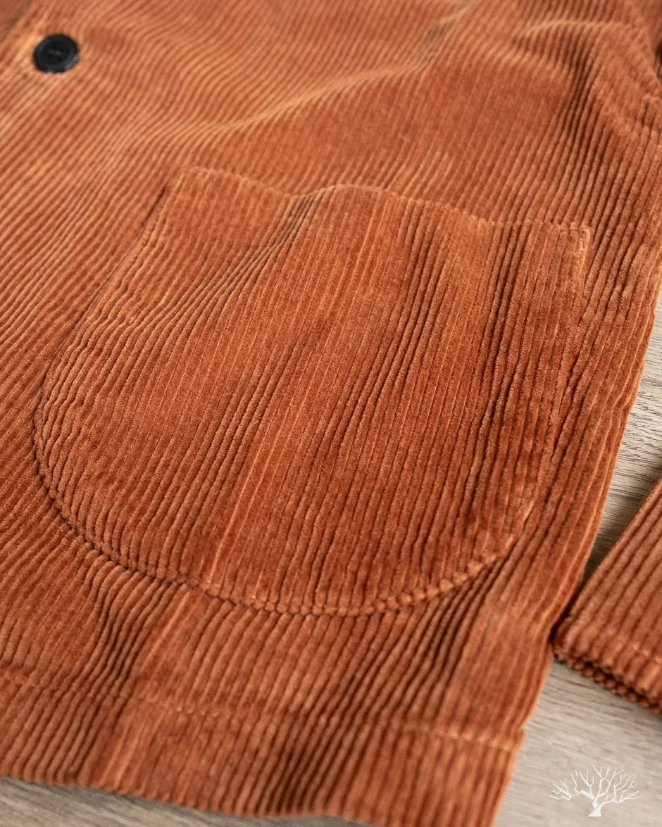 Painter Jacket Organic 8W Corduroy - Terracotta