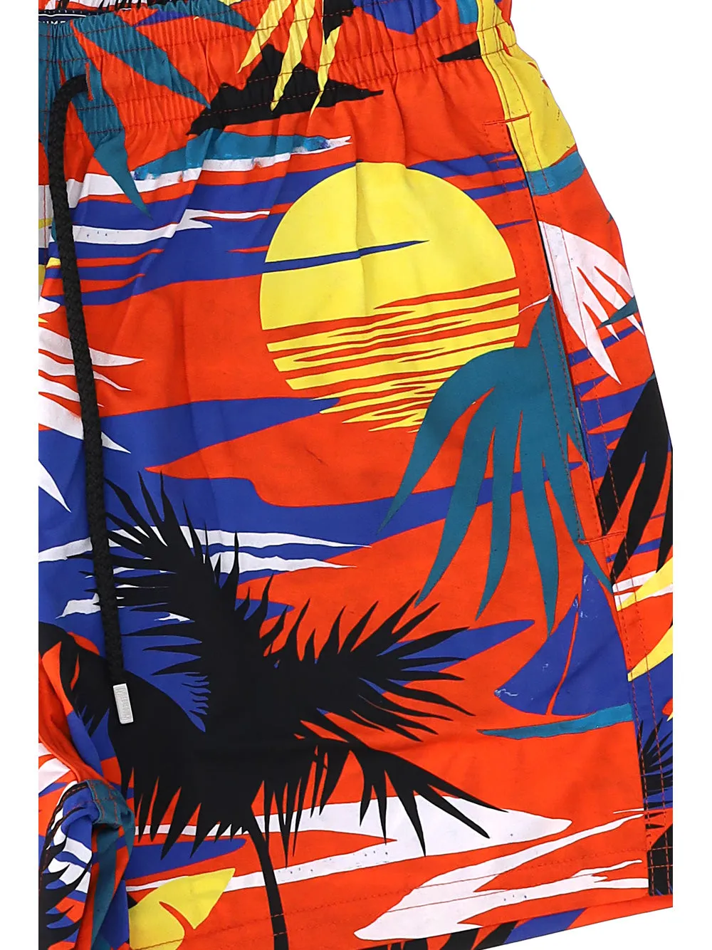 Palm Angels X Vilebrequin Palm Tree Print Swim Shorts