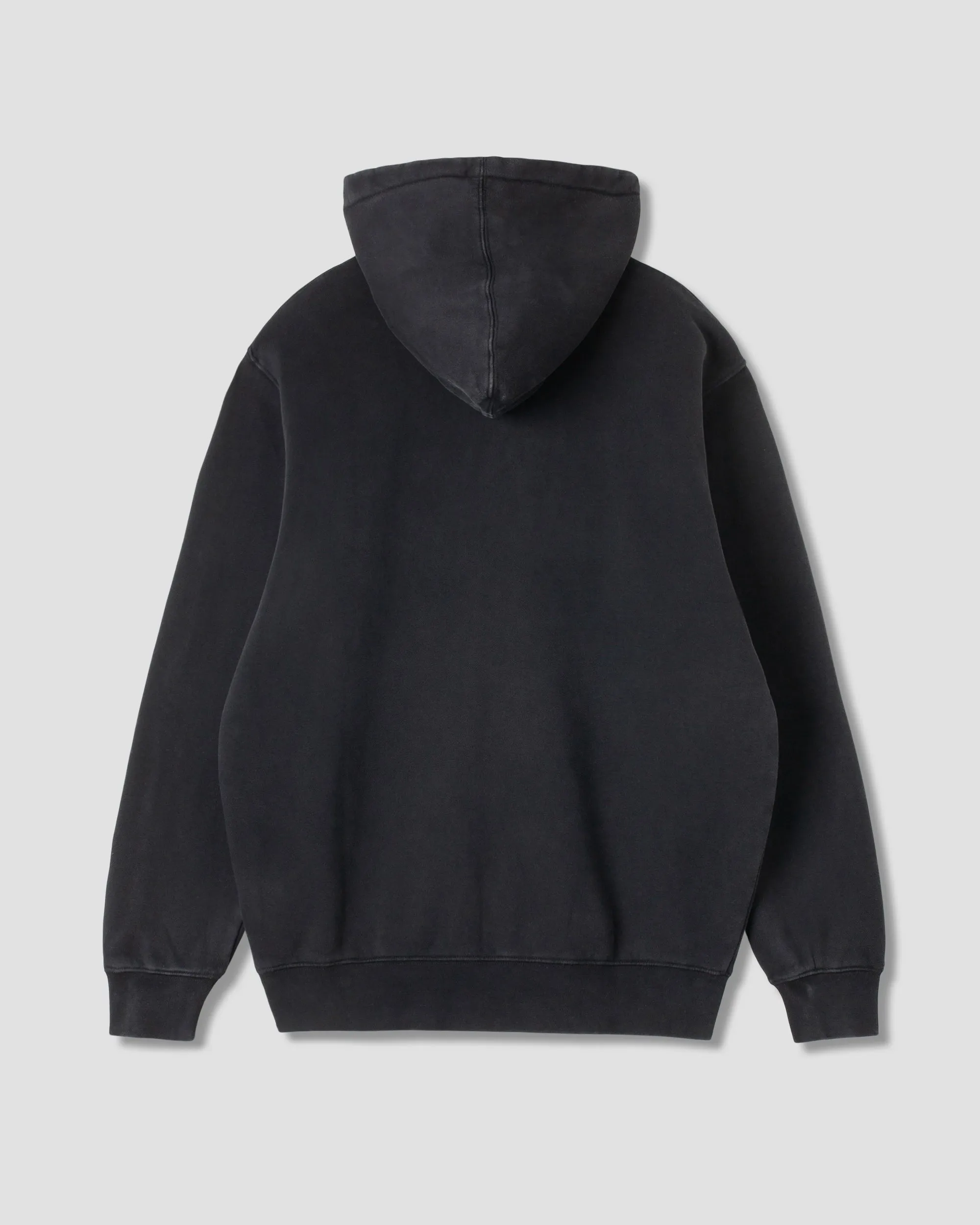 Patch Zip Hood (Washed Black)