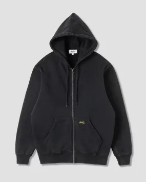 Patch Zip Hood (Washed Black)