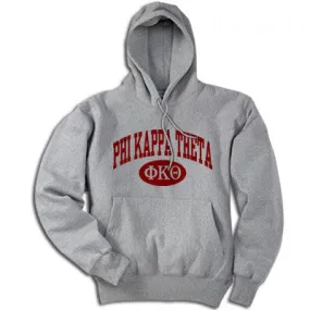 Phi Kappa Theta Hoodie, Printed Vertical Arc Design - G185 - CAD