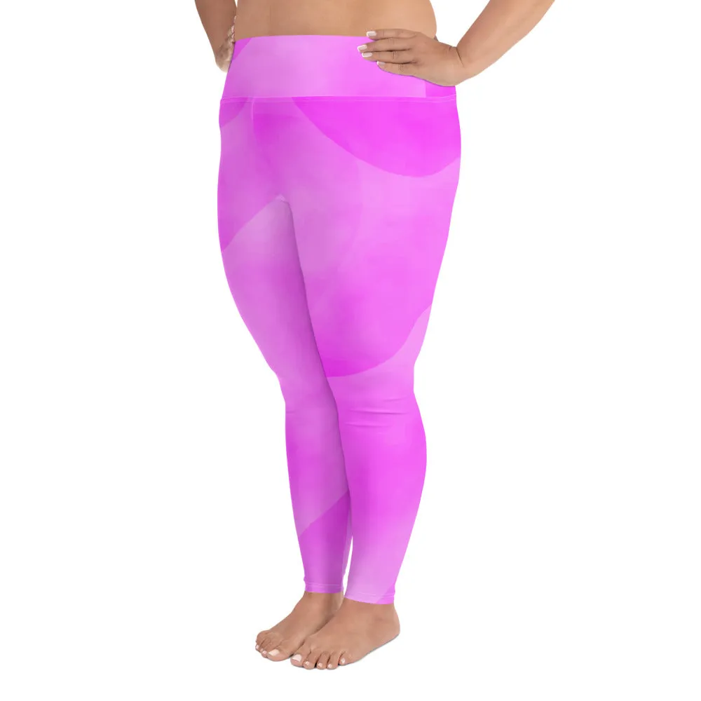 Plus Size Leggings 2x-6x Think Pink