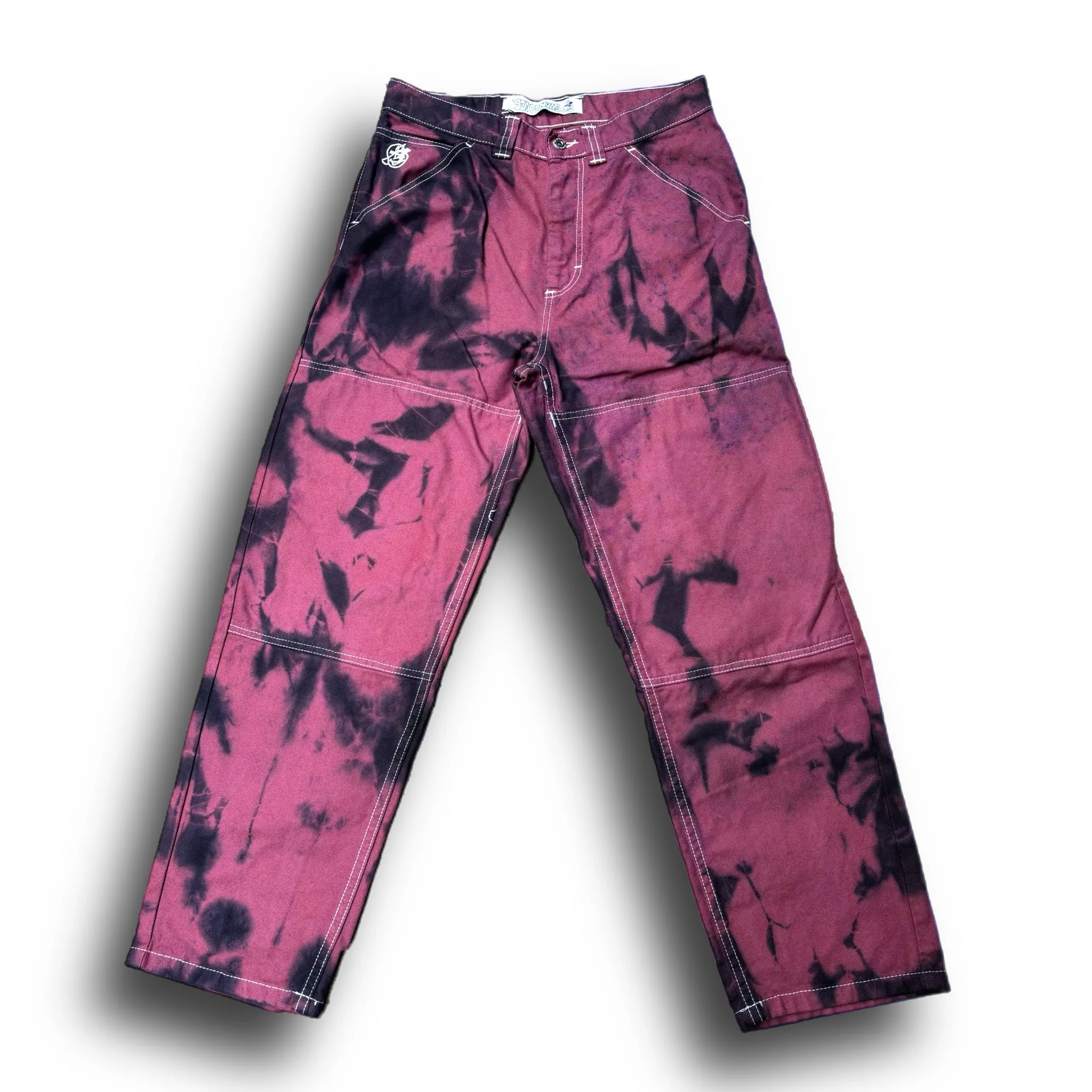 Polar Skate Co. - '93 Work Pants - Over-Dyed - Plum/Black