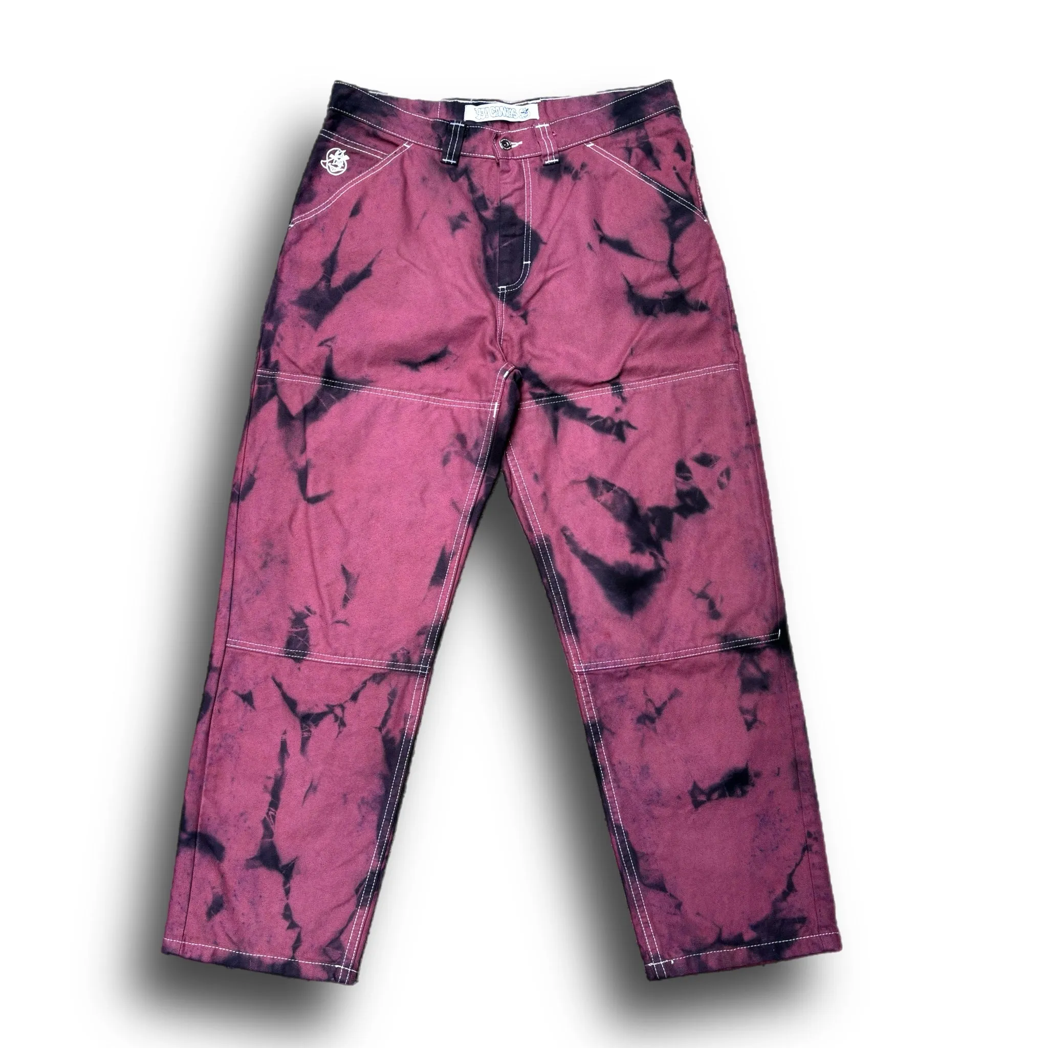 Polar Skate Co. - '93 Work Pants - Over-Dyed - Plum/Black