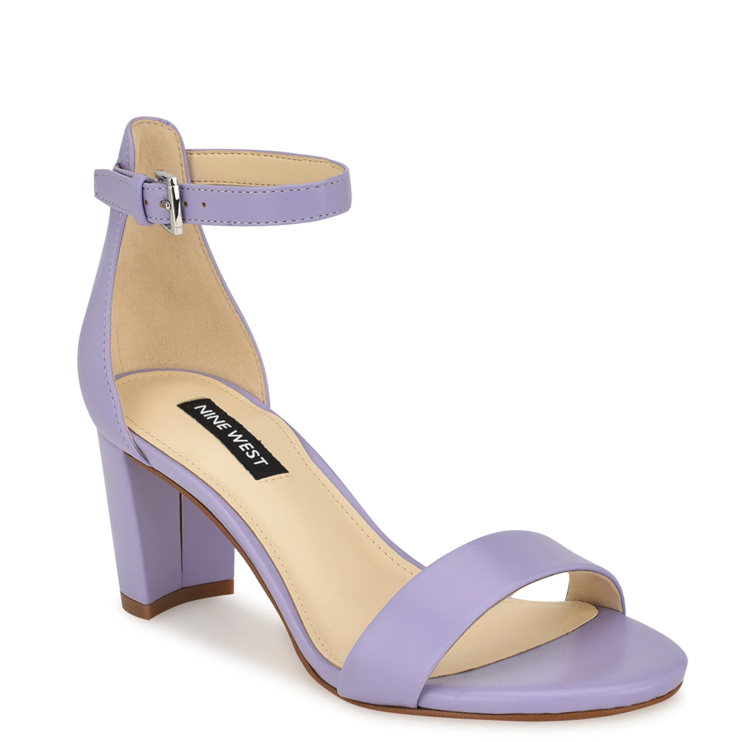 Pruce Ankle Strap Block Heel Sandals