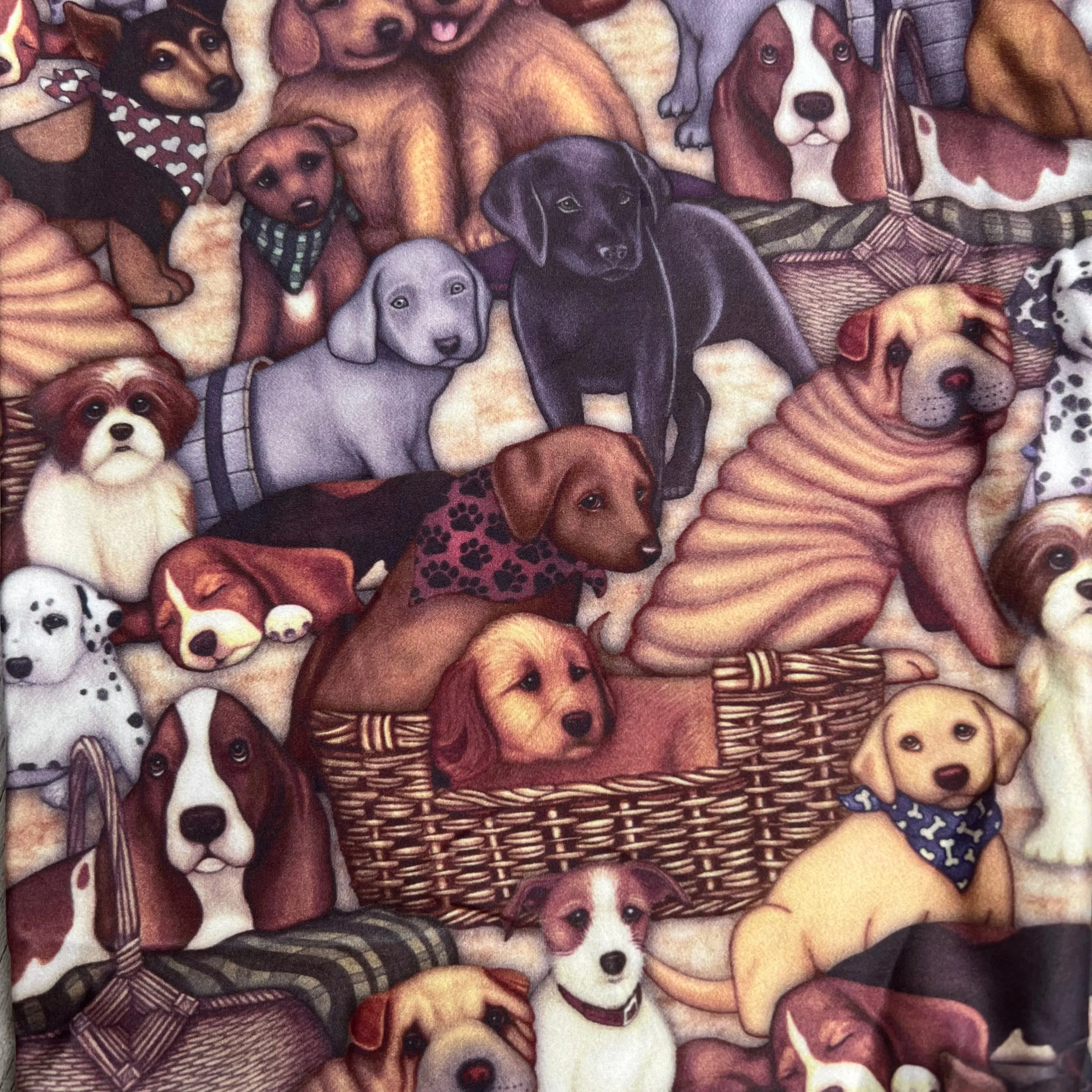 Puppy Dog Collage Soft Leggings