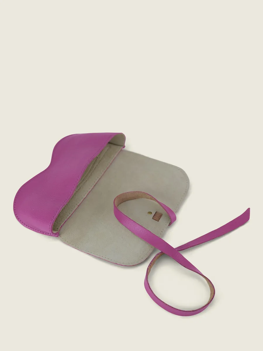 Purple Leather Glasses Case for Women - L'Étui à Lunettes Sorbet Blackcurrant | PAUL MARIUS