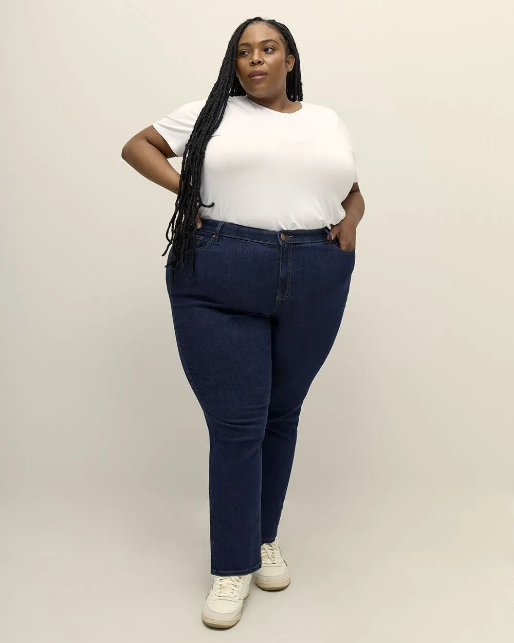 Responsible, Petite Curvy Fit, Straight Leg Denim - d/C JEANS