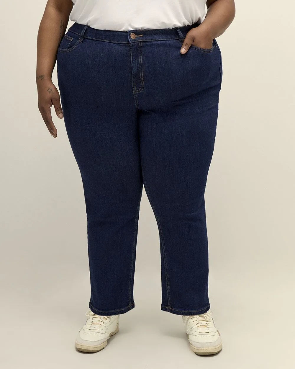 Responsible, Petite Curvy Fit, Straight Leg Denim - d/C JEANS