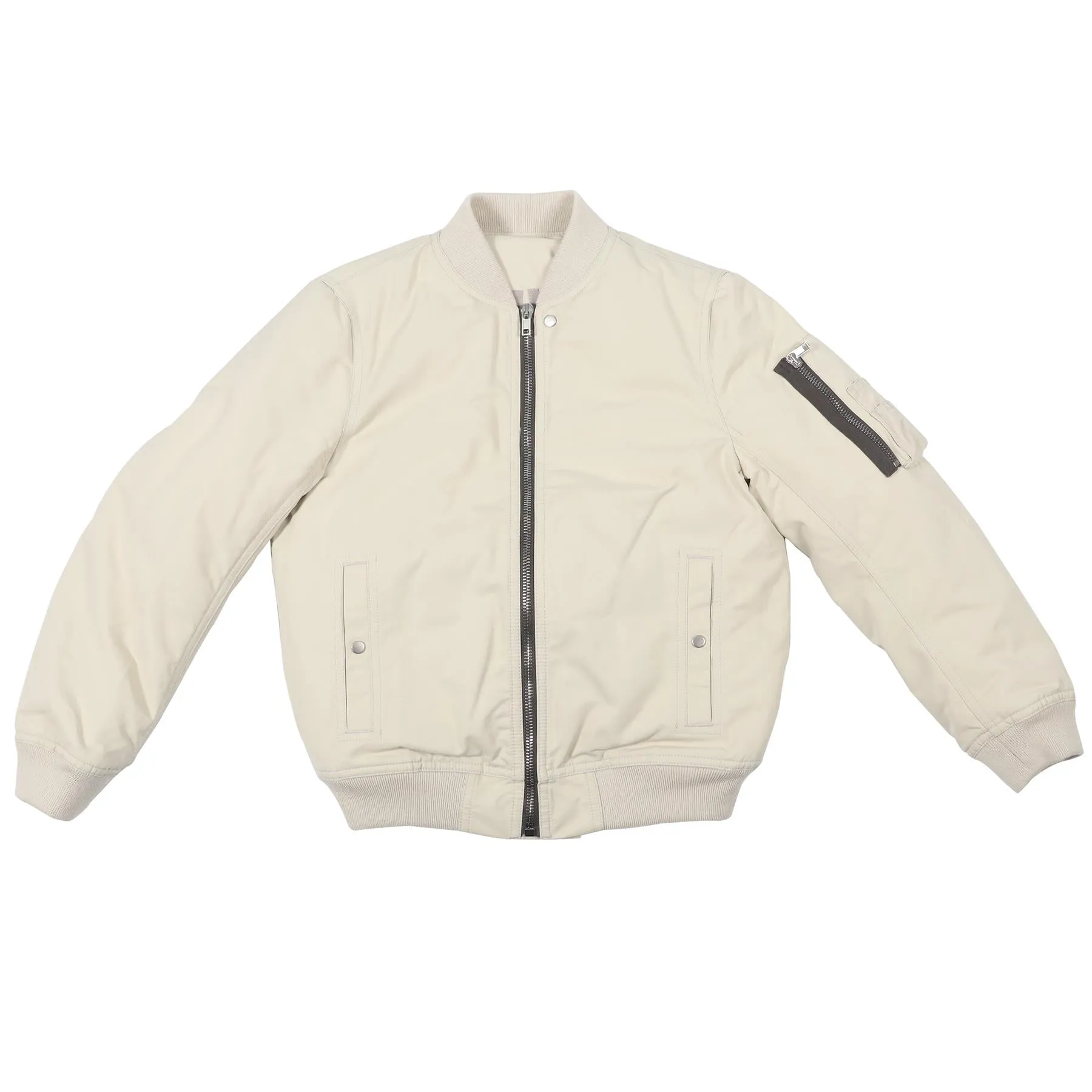 RICK OWENS BEIGE KIDS BOYS NYLON JACKET 8 YEARS