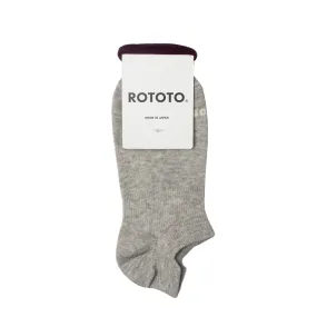 Rototo Sneaker Foot Cover Organic Socks Gray