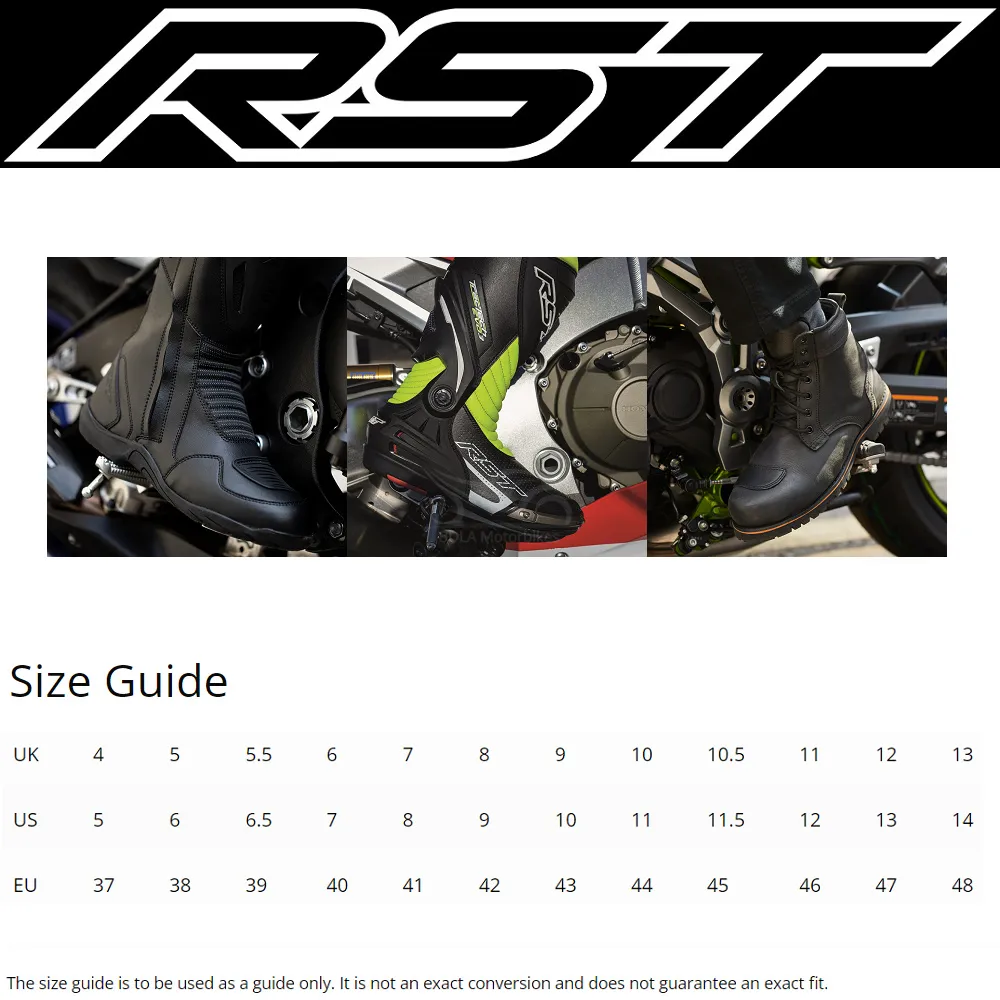 RST Tractech Evo III Short Boots - White