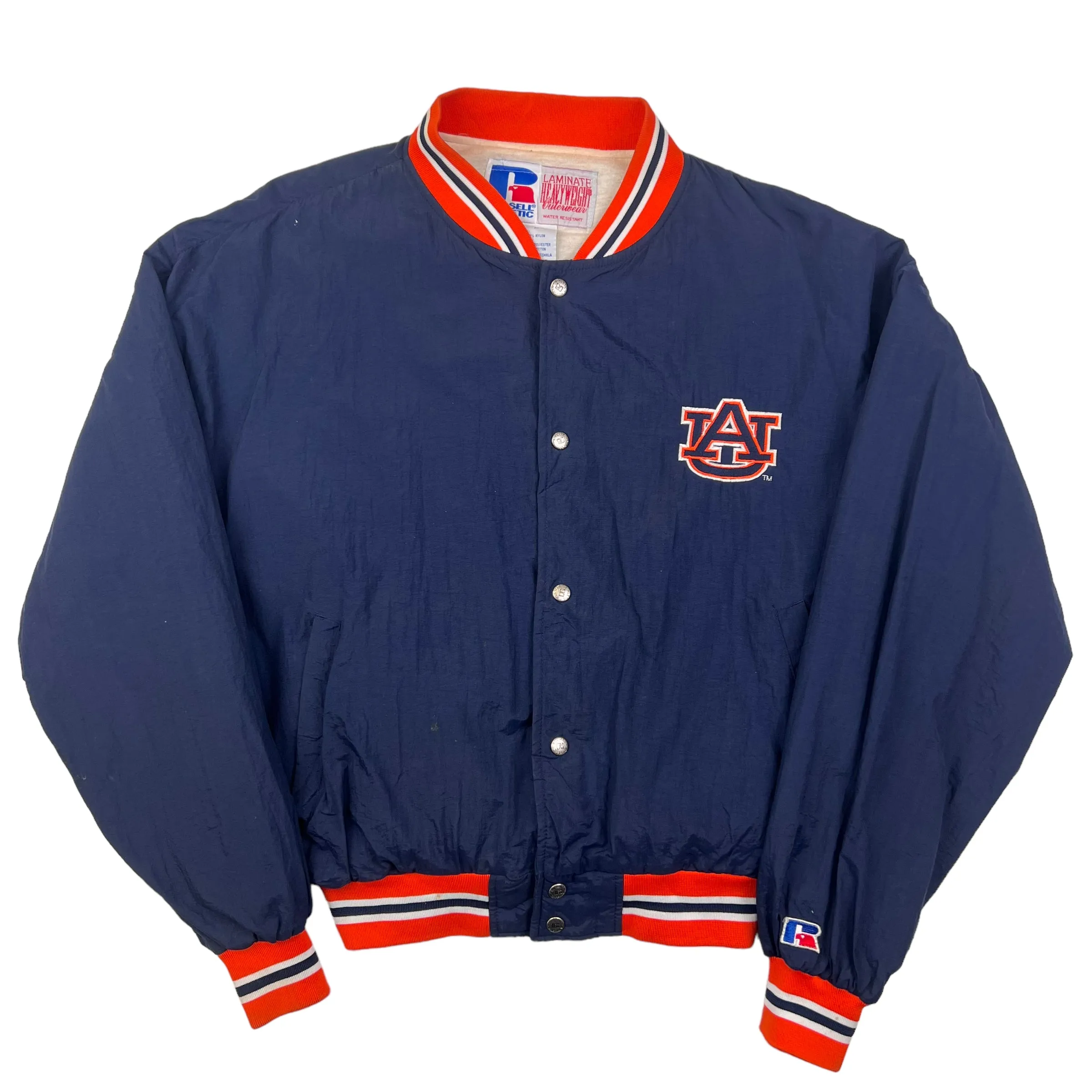 Russell Athletic Auburn Tigers Navy Track Varsity Jacket