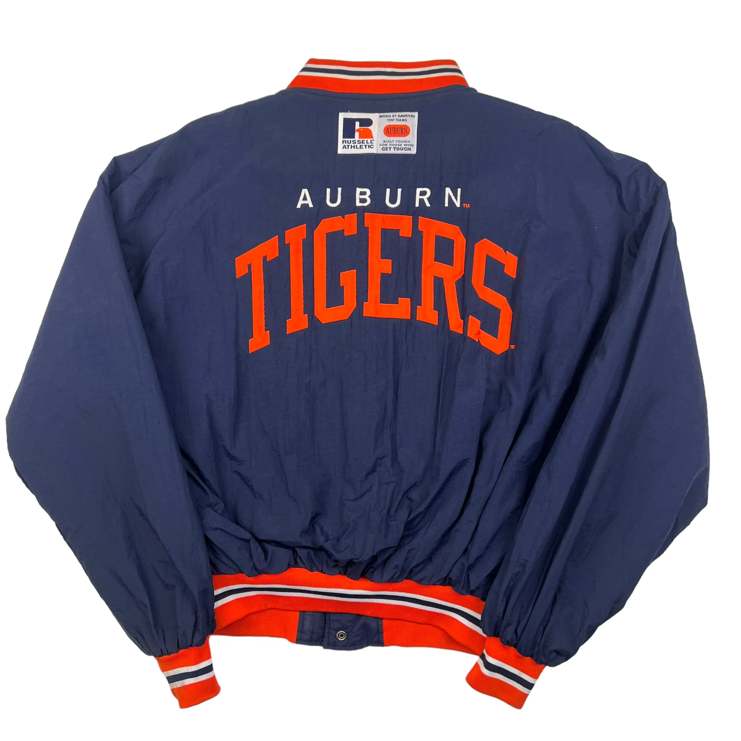 Russell Athletic Auburn Tigers Navy Track Varsity Jacket