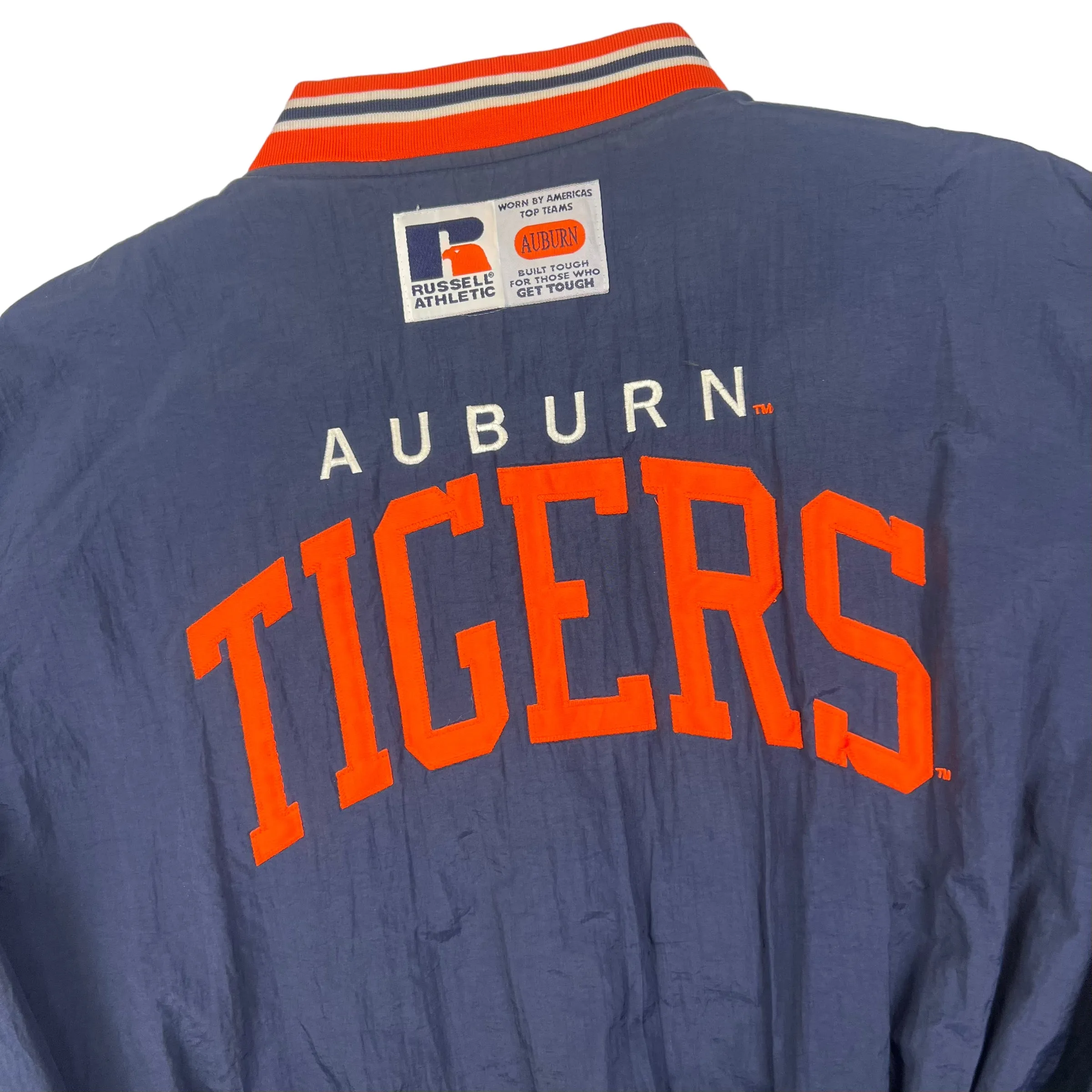 Russell Athletic Auburn Tigers Navy Track Varsity Jacket