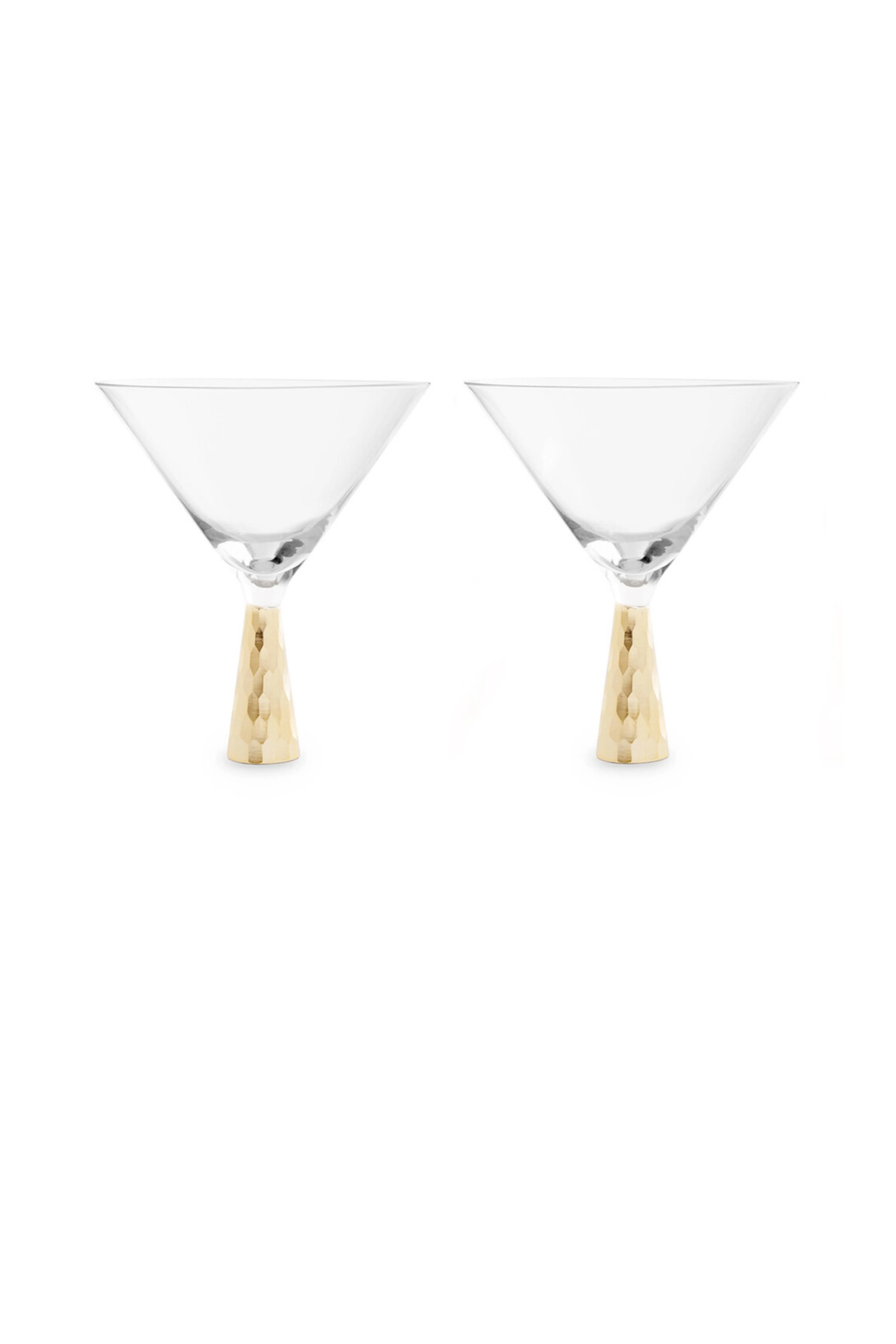 S/2 Cocktail Glasses - Clear And Gold - Interiors by Premier - Home All | H&M GB