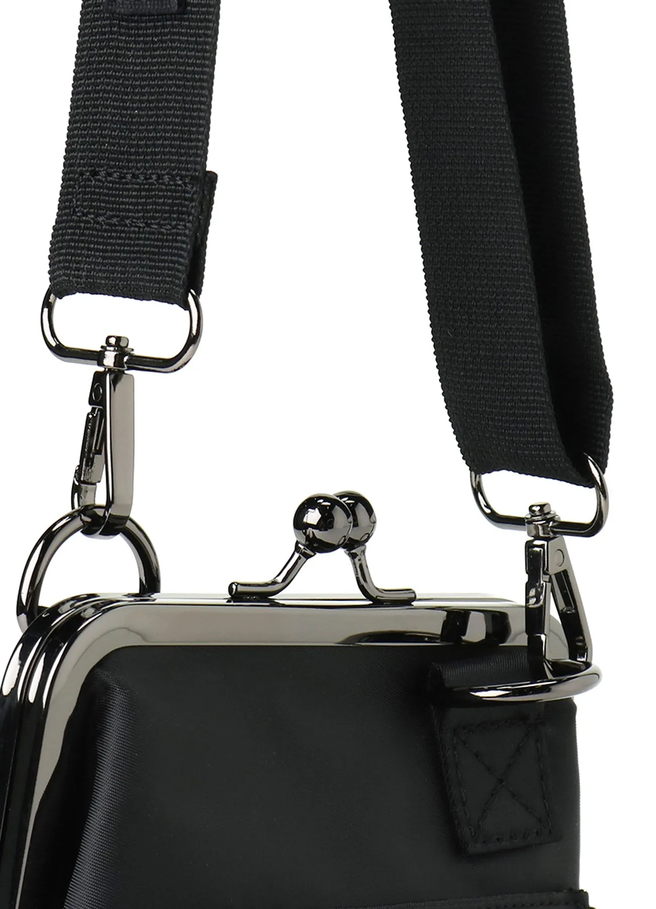 SHOULDER BAG WITH CLASP CLOSURE