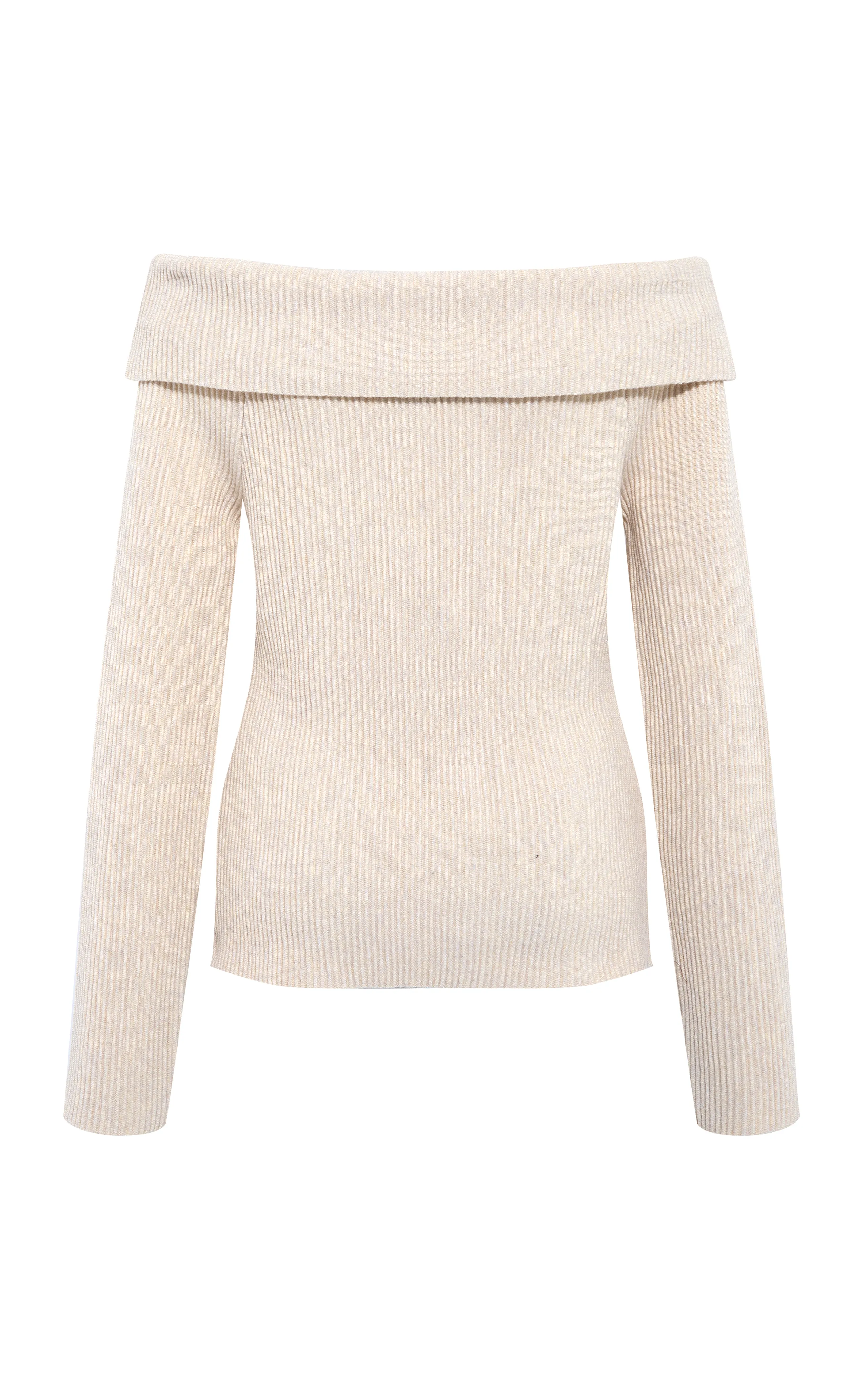 SIEDRÉS Noula Off-The-Shoulder Wool-Blend Top