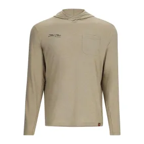 Simms MRFC 40th Logo SolarFlex Cooling Hoody Stone