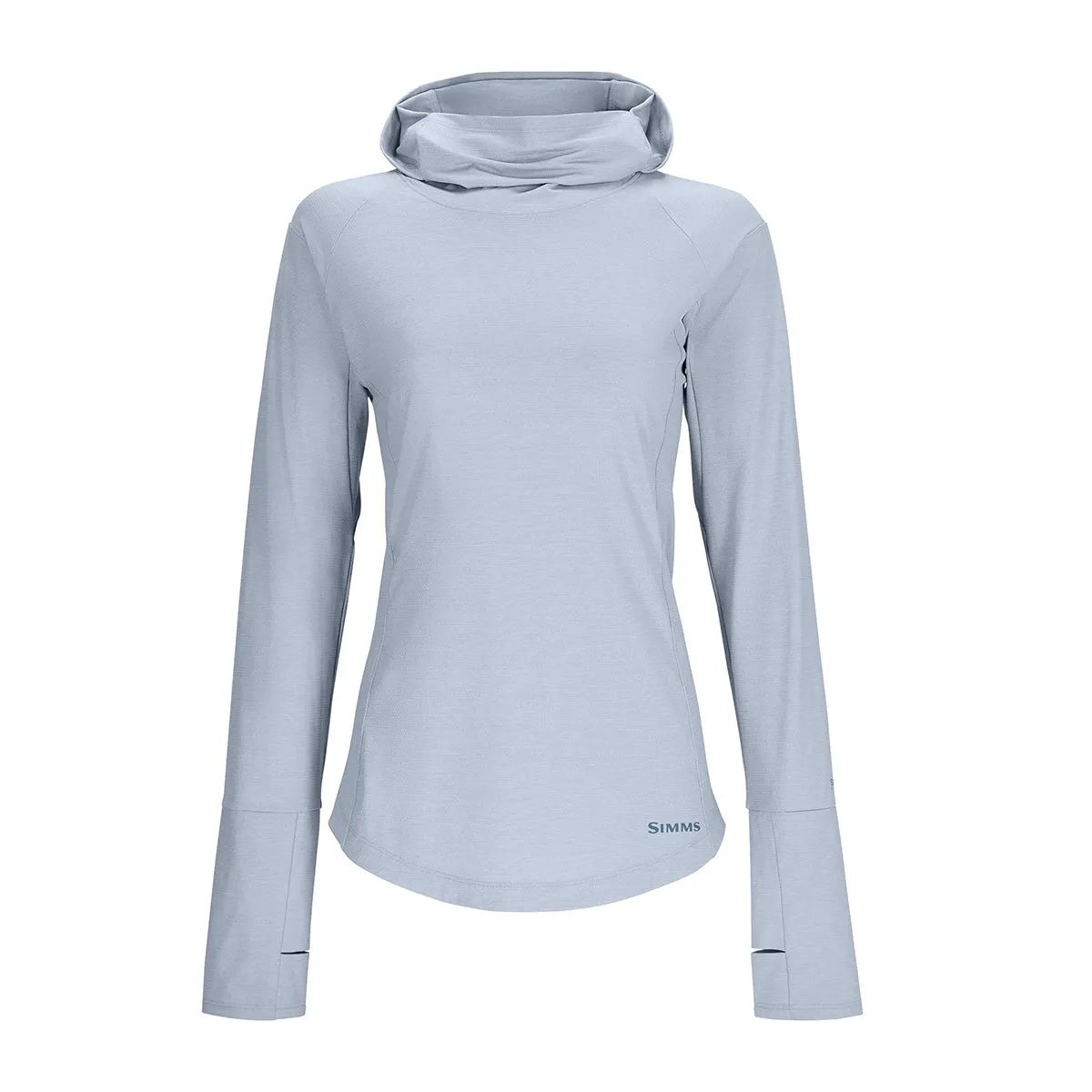 Simms Women's SolarFlex Cooling Hoody Steel Blue