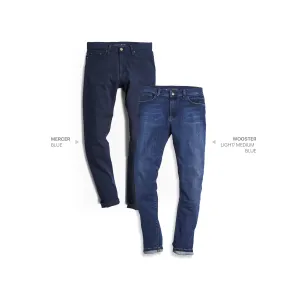 Skinny Wooster Light/Medium Blue and Mercer Blue 2-Pack Jeans