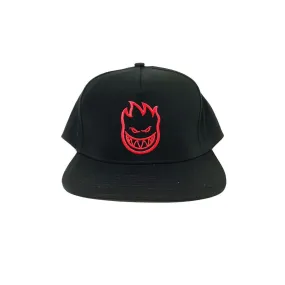 Spitfire Bighead Snapback Hat - Black/Red