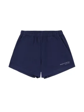 Sporty & Rich Spa Disco Shorts in Navy