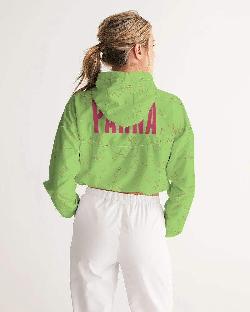 Sqdltd AU23 Panna Women's Cropped Windbreaker Khol