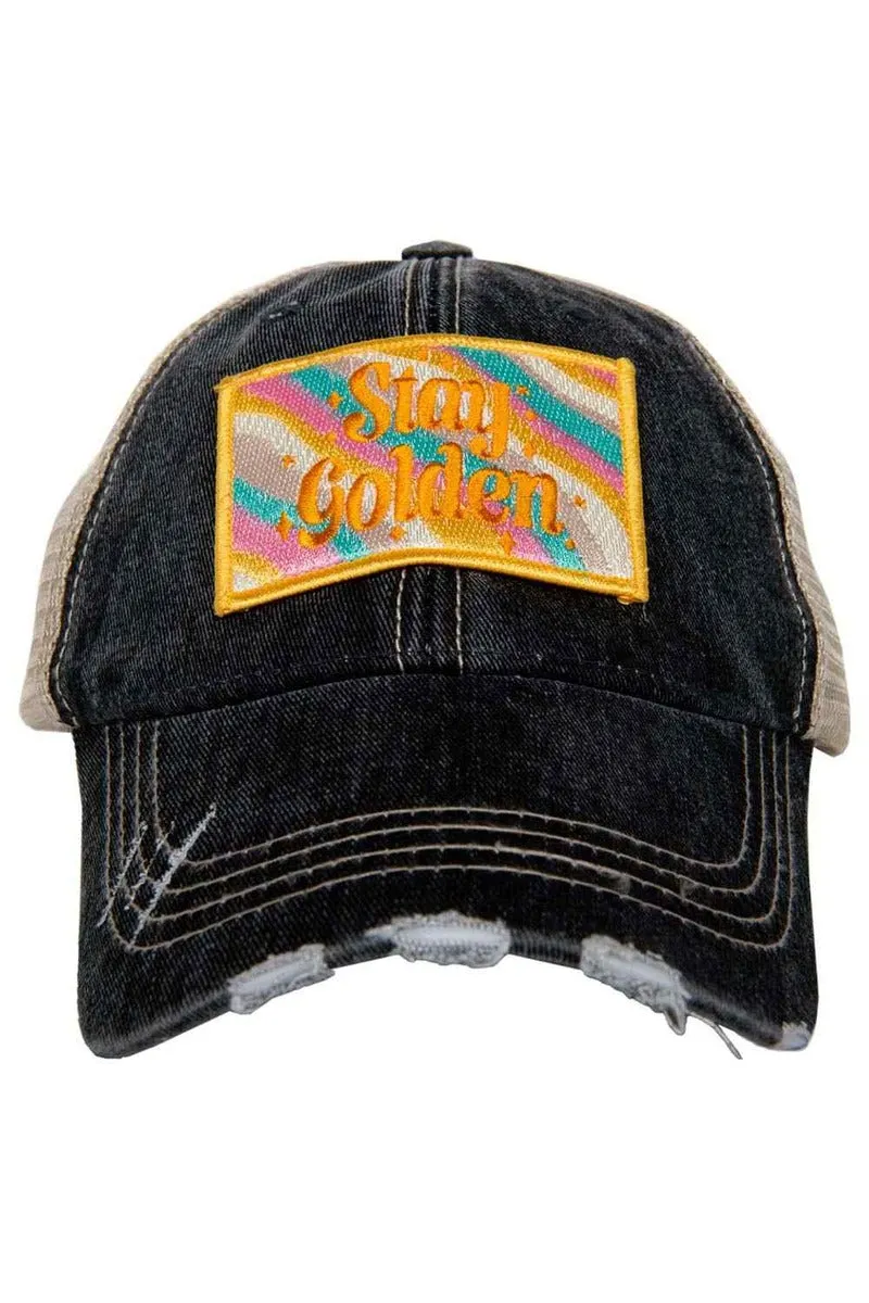 Stay Golden Trucker Hat