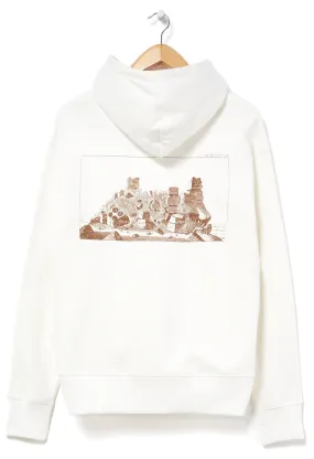 Steep Learning Group Robin Hood Stride Hoodie - Off White