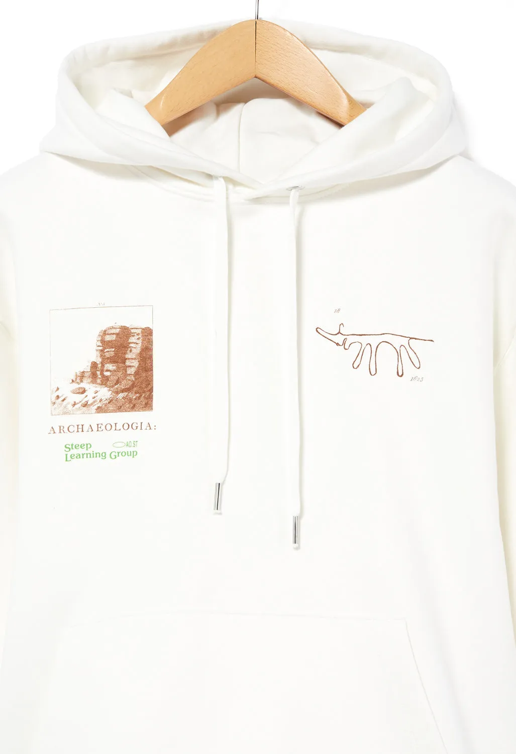 Steep Learning Group Robin Hood Stride Hoodie - Off White