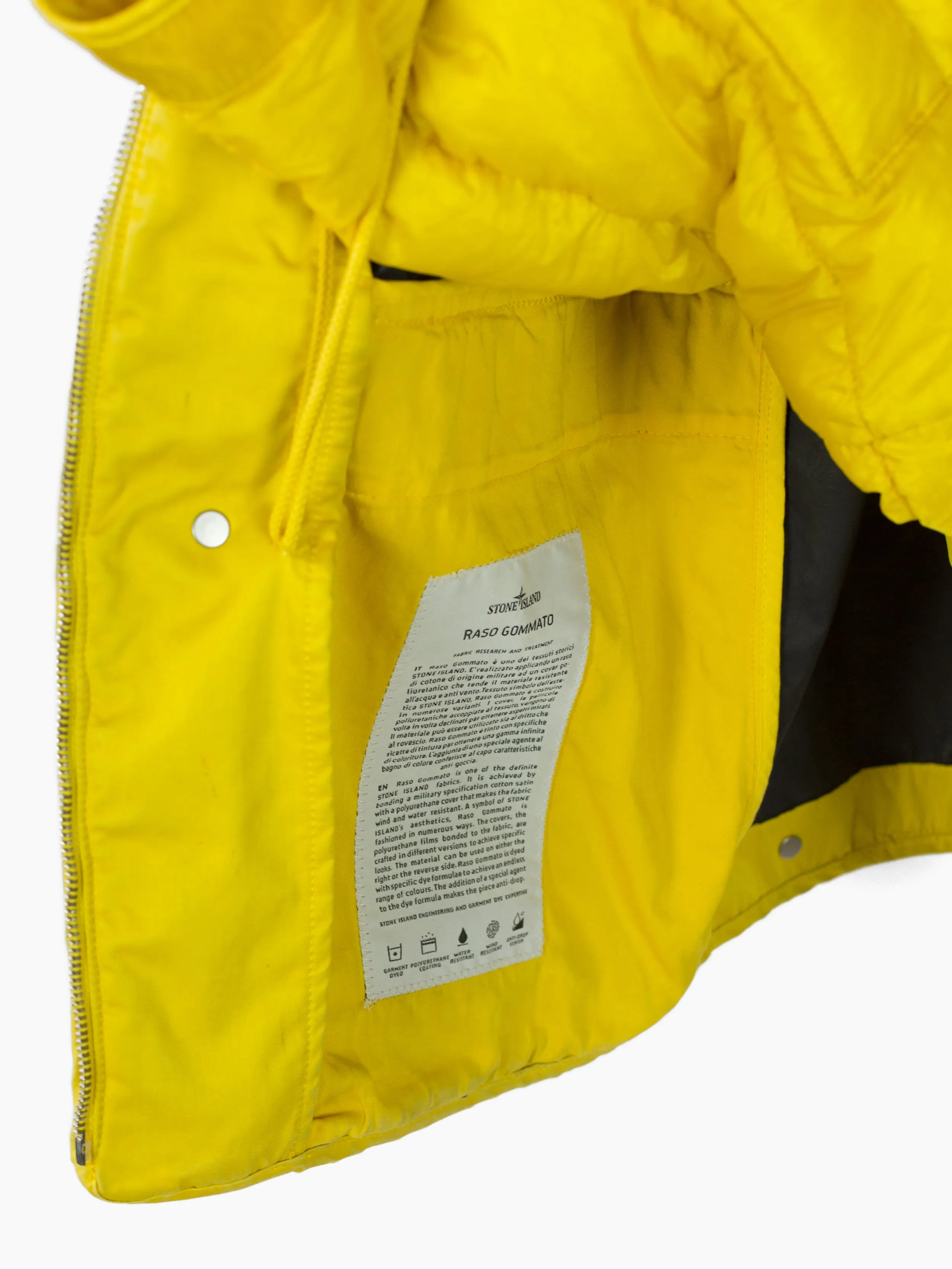 Stone Island AW14 Supreme Raso Gommato Field Jacket w/ Racing Visor