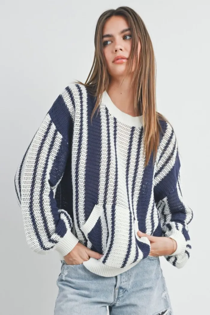 Stripe Pullover Sweater