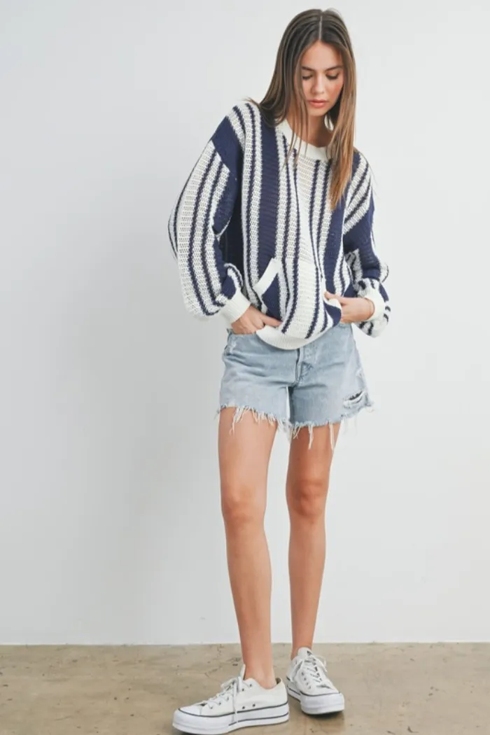 Stripe Pullover Sweater