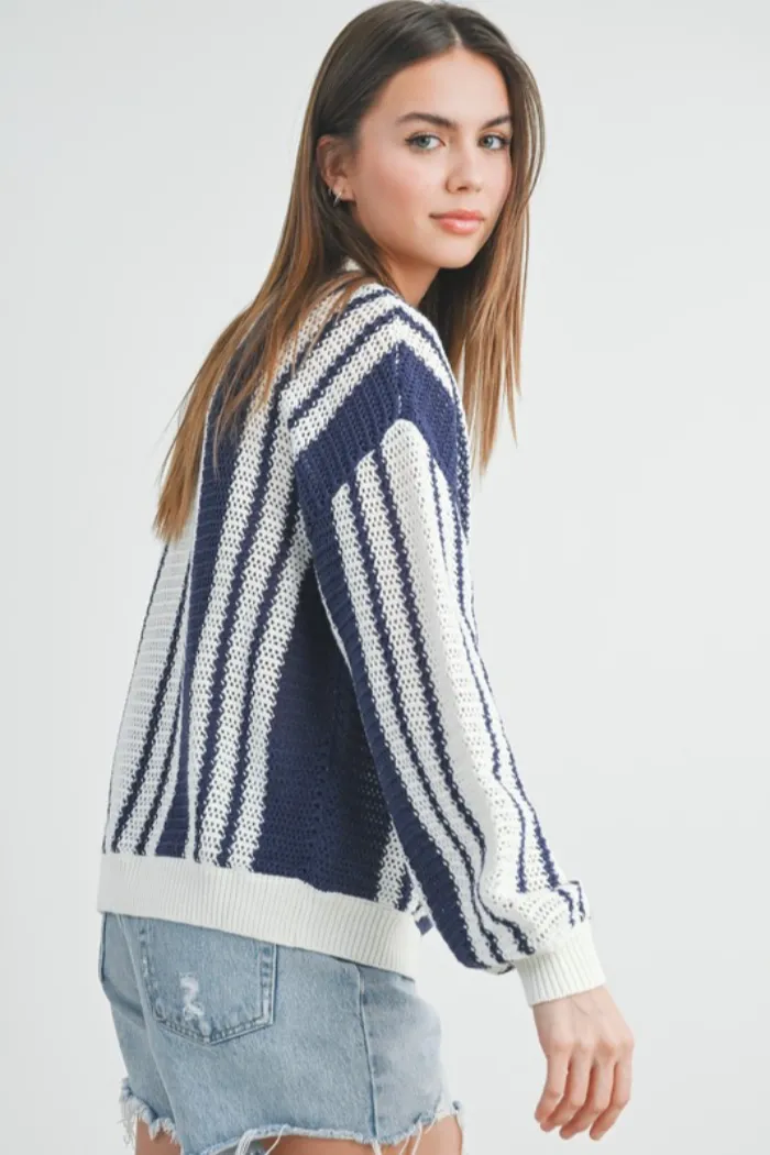 Stripe Pullover Sweater