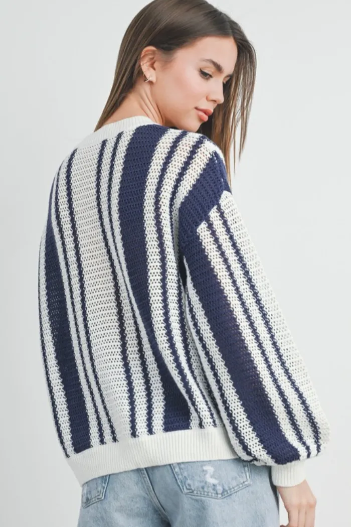 Stripe Pullover Sweater