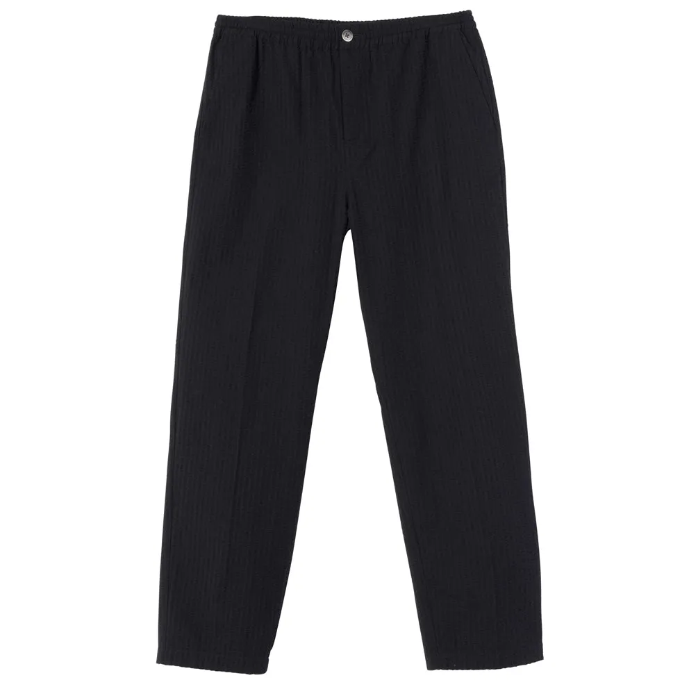 STSSY SEERSUCKER BRYAN PANT // BLACK