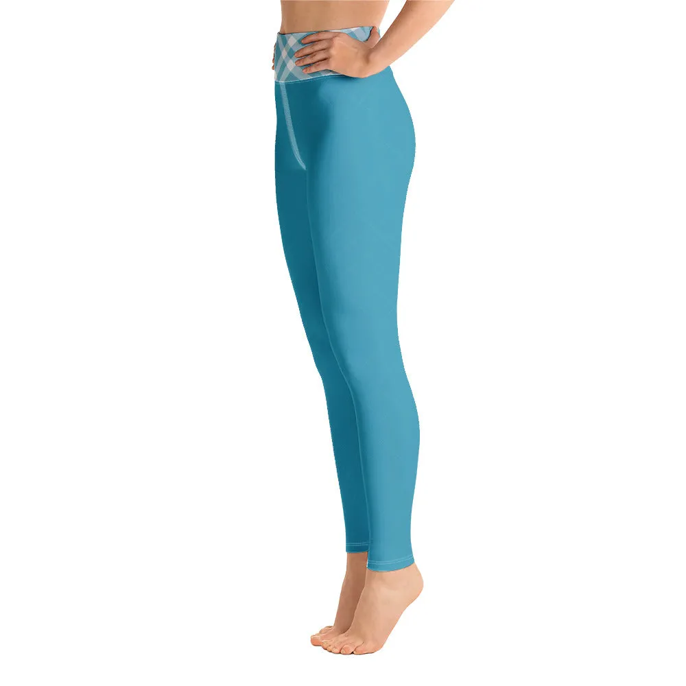 Teal Blue Yoga Leggings