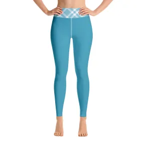 Teal Blue Yoga Leggings