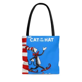 The Cat In The Hat Book Cover Tote Bag