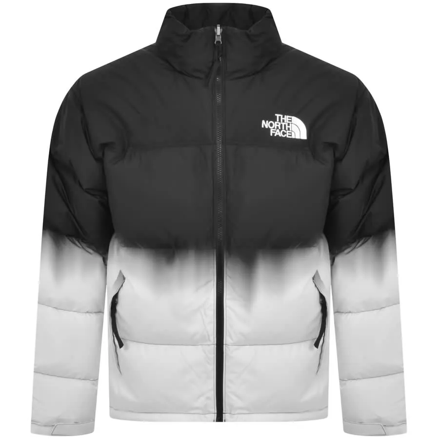 The North Face Nuptse Dip Dye Jacket Black