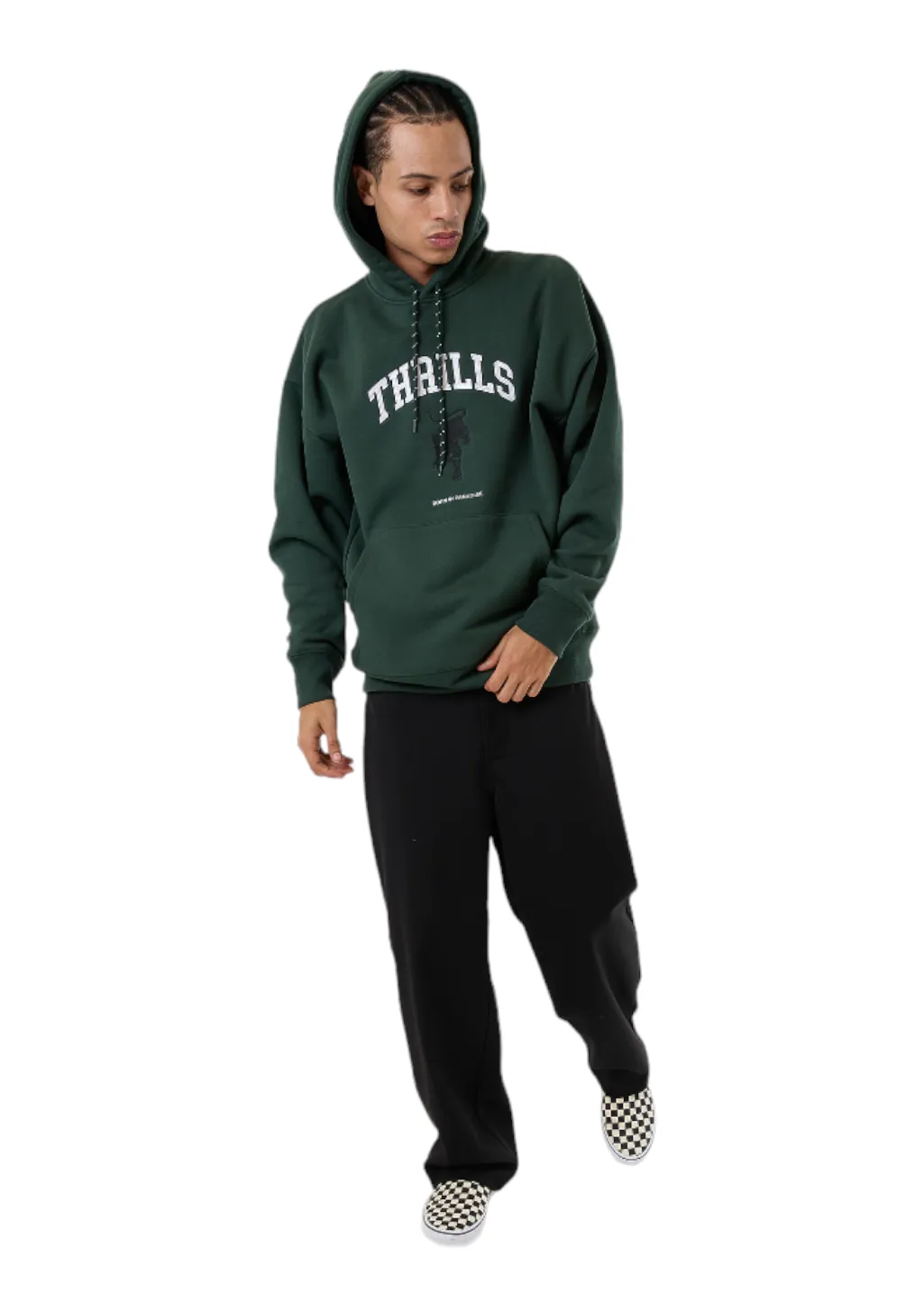 THRILLS - Hard Knocks Slouch Pull On Hood - Sycamore