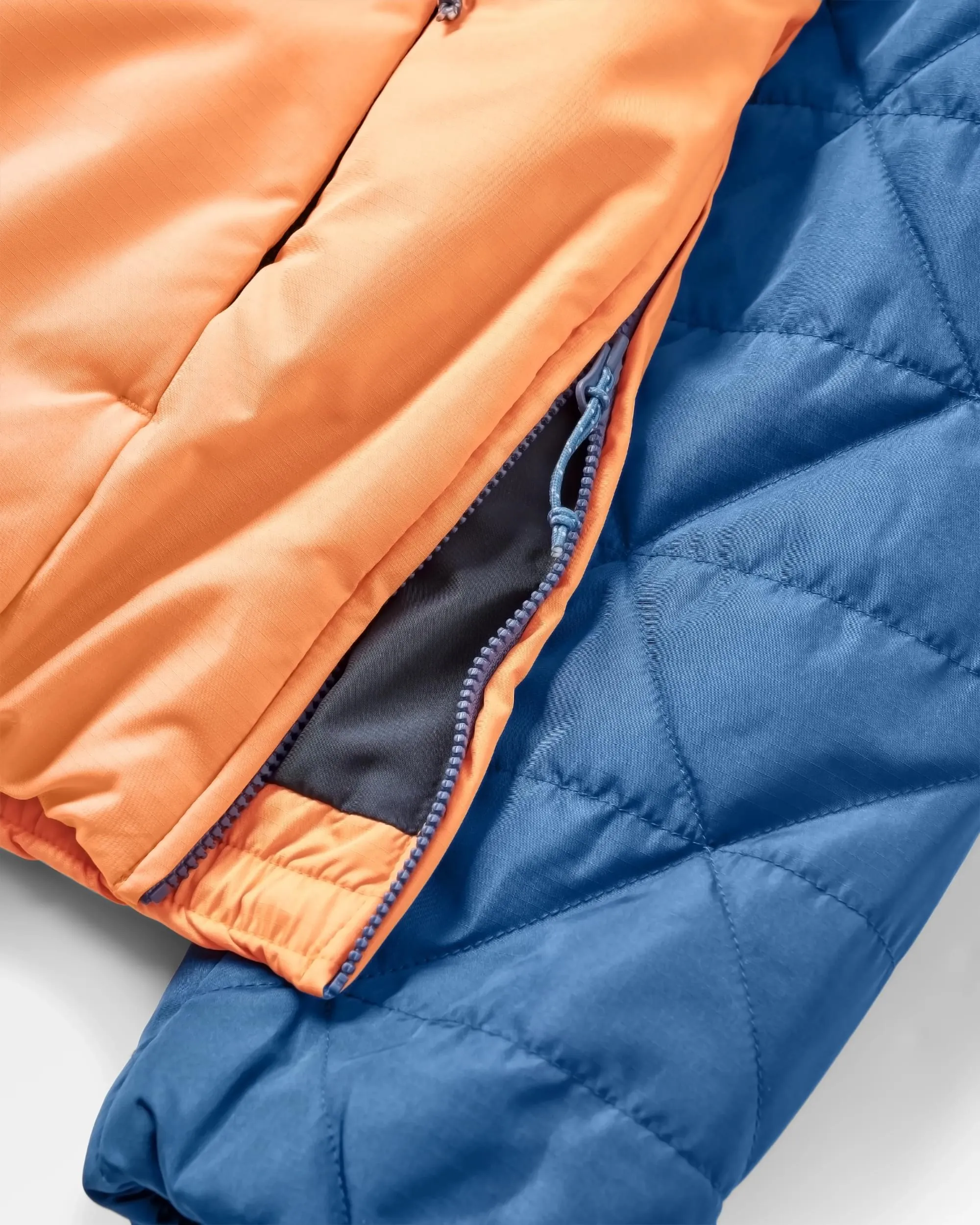 Trace Recycled Thermore Insulated Jacket - Dark Denim/ Apricot